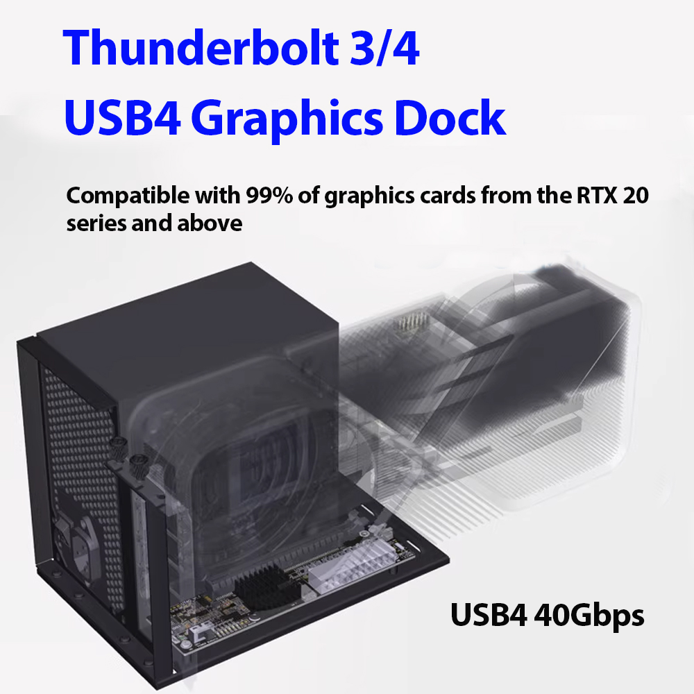 ADT-Link USB4 eGPU Dock Thunde - Thunderbolt 4 External Gpu Enclosure review and price