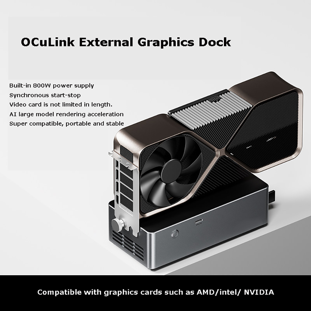 AG02/AG01 EGPU Dock with OCuLi - Oculink Egpu Dock Graphics Card review and price