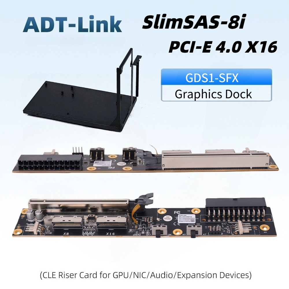 Dual SlimSAS 8i Graphics GPU D - Oculink Egpu Dock Graphics Card review and price
