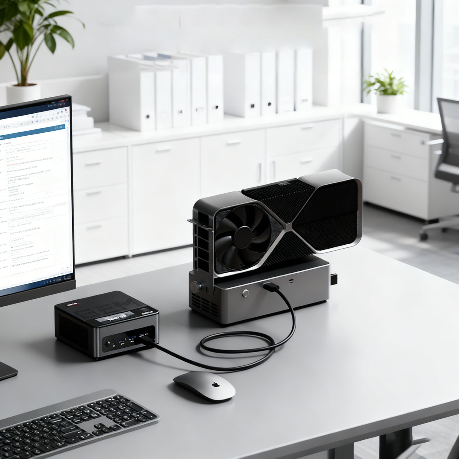 800W PSU PCIe 4.0 X4 External  - Oculink Egpu Dock Graphics Card review and price
