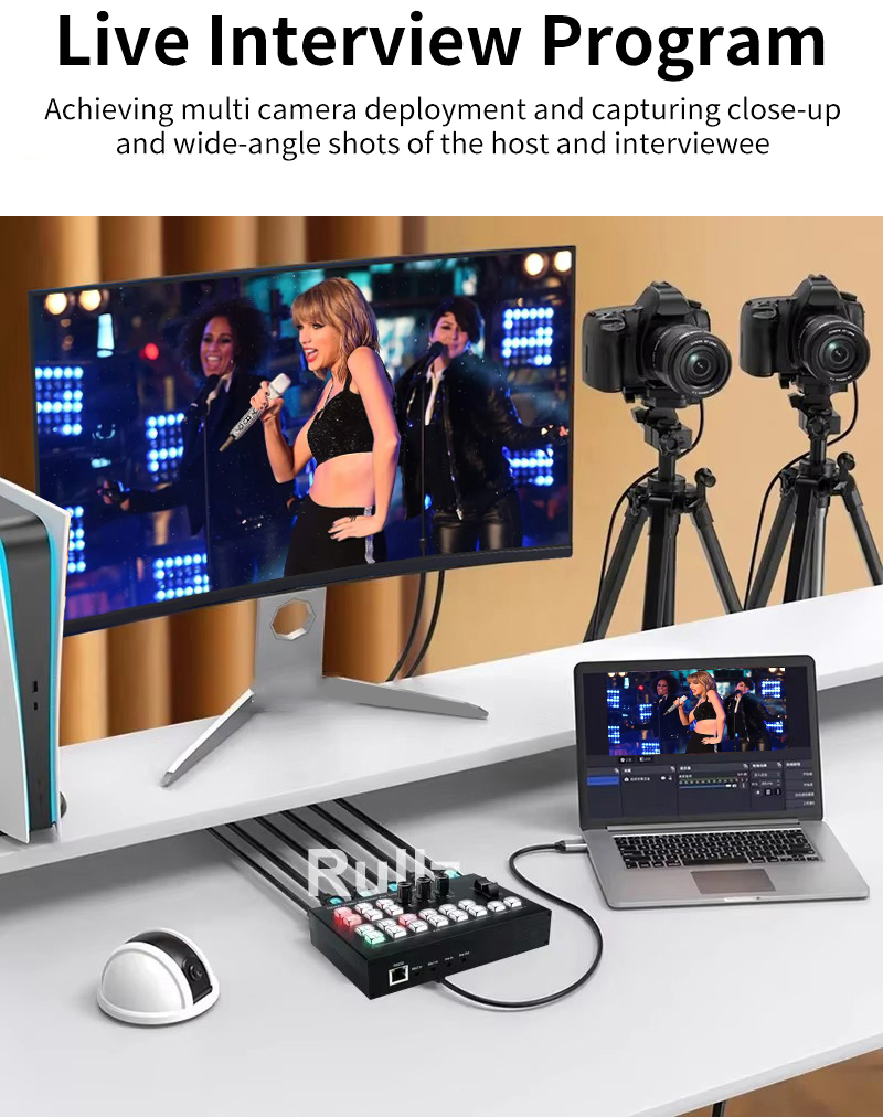 4K HDMI Video Switcher Mic Mix - 4 Hdmi Multi Monitor Video Card 4K review and price